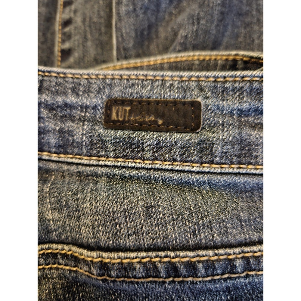 KUT From The Kloth Jeans Women 0 Blue Catherine Boyfriend Distressed 28x29 - Picture 8 of 16
